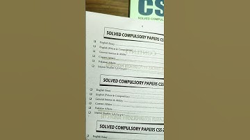 CSS Solved Past Papers 2019-2023 | CSS Past Papers