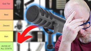 TIER LIST OF ALL THE MICS I HAVE REVIEWED!