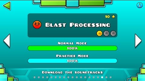 Geometry Dash – “Blast Processing” 100% Complete
