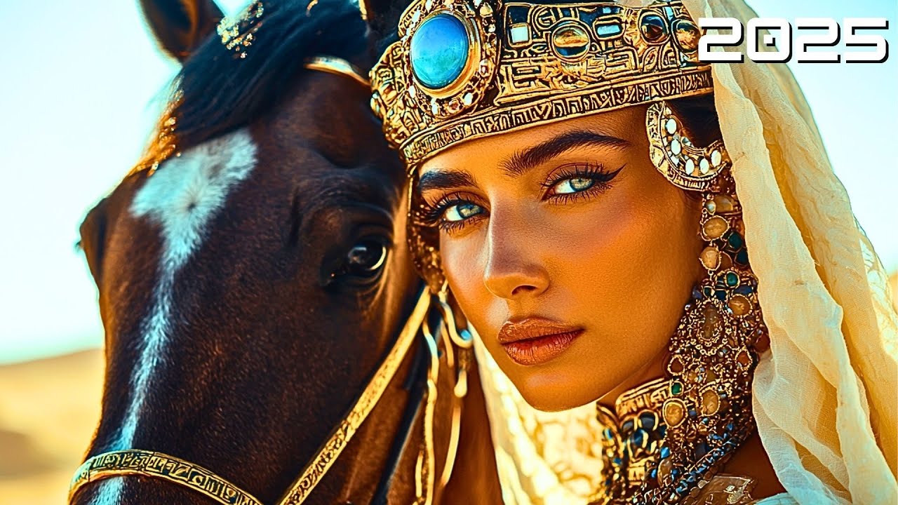 Middle Eastern Music - Silent Journey Beneath Crimson Sands: Meditative Oasis of Peace