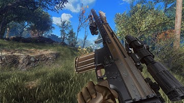 Fallout 4 FN SCAR-H Reloading Sound Test