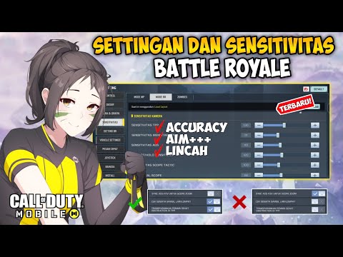 sensitivitas dan settingan codm battle royale terbaru dan terbaik | CODM indonesia