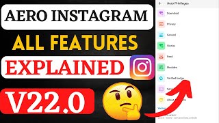 Aero Instagram V22 All features Explained 2023 | Aero Instagram features | Aero Instagram New update Aero Instagram V22 All features Explained 2023 | Aero Instagram features | Aero Instagram New update