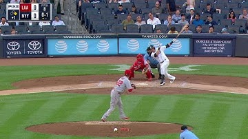 LAA@NYY: Beltran opens the scoring with two-run homer