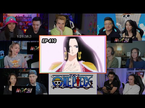 ONE PIECE | THE PIRATE EMPRESS APPEAR! BOA HANCOCK!!! | EPISODE 410 | REACTION MASHUP | ワンピース
