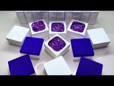 Semi-blended Gym Chalk Blocks丨Glitter Filled Gym Chalk Blocks丨ASMR