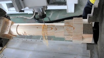 Omni cnc Router with Rotary axis-double chuck engraving wooden legs