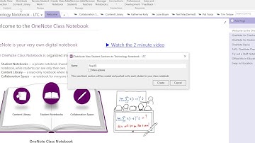 OneNote Class Notebook - Distributing a New Notebook Section to Students