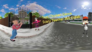 Tani Chicken Dances With Nick - Scary Teacher 360