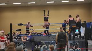 Ruthless Domination vs Pogo & Mack Sterling vs Fenix & Jaxon Morgan (Tag Titles)-WCWO PopCon 4/27/24