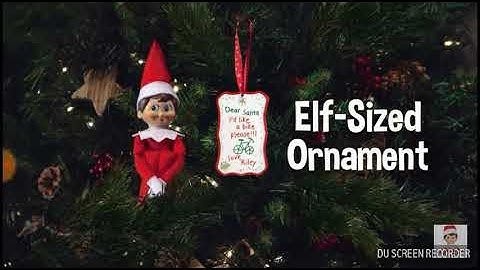 Scout elf express deliver letters to santa