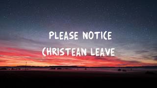 Christian Akridge - Please Notice (Lyrics)