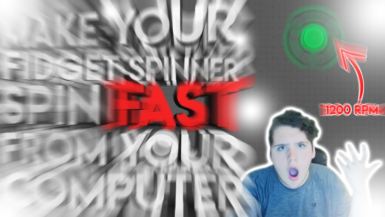 HOW TO MAKE YOUR FIDGET SPINNER SPIN FAST! | ItsBrey
