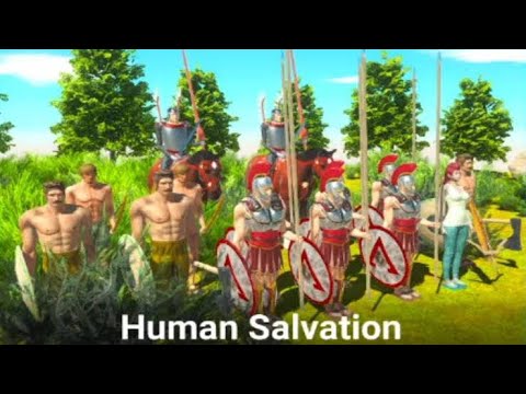 How To Win - Human Salvation - Level 14 | Animal Revolt Battle Simulator Game