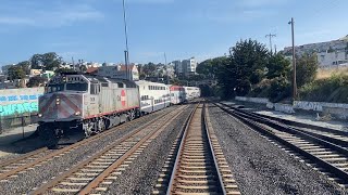 Caltrain Gallery Car 4008 Cab Ride on Train 405 (Gilroy to San Francisco)