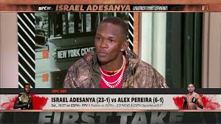 I'M A WHOLE BEAST 😤 - Israel Adesanya | First Take