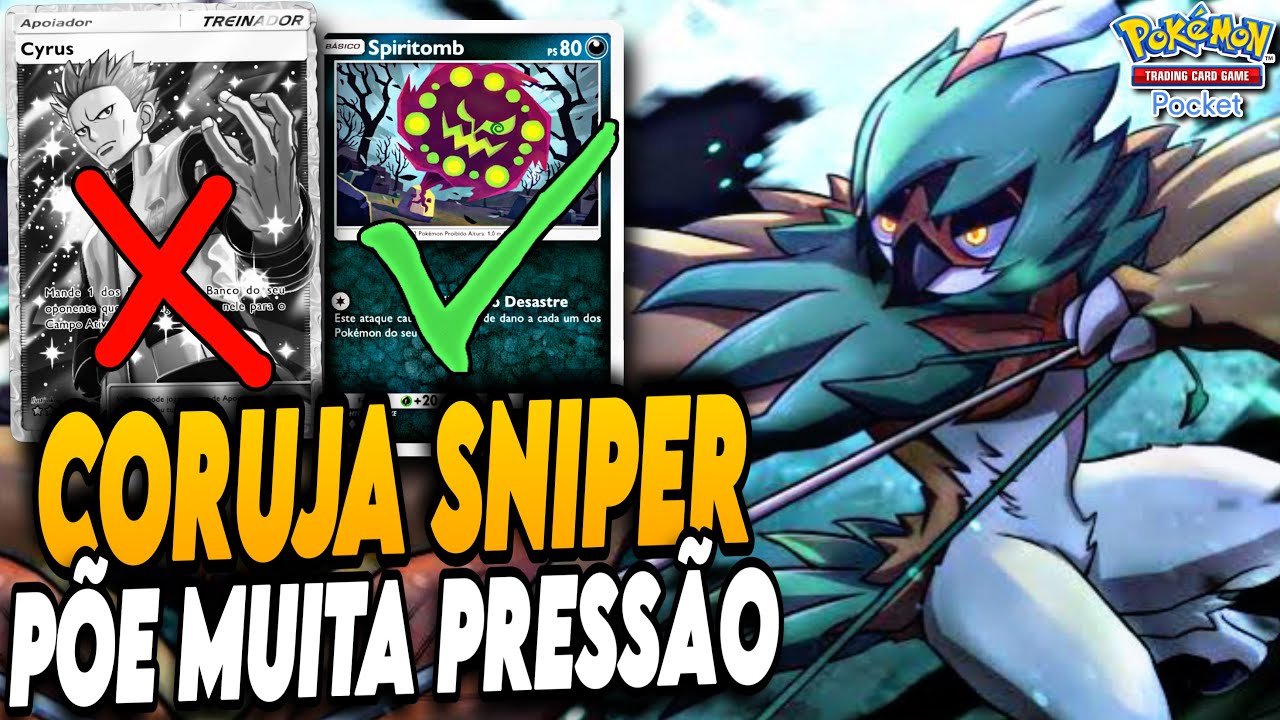 CORUJA ARQUEIRA!! DECIDUEYE EX ESTÁ UM ABSURDO ||POKEMON TCG POCKET||