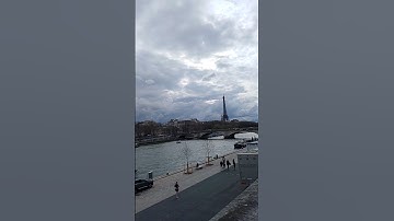 Eiffel Tower View With The Cloudy Sky #tower #eiffeltower #france