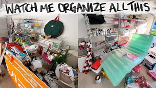 Realistic Garage Organization | How I Store My Holiday Decorations