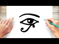 How to Draw Egyptian Eyes