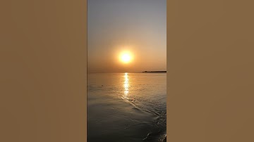 Thumbnail of Beautiful sunset | Golden colour of water | river sunset | beach sunset video