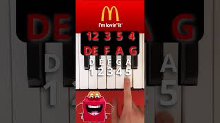 ??McDonalds Theme (Im loving it) EASY piano tutorial