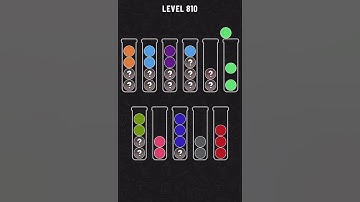Ball Sort Puzzle Level 810 - new version