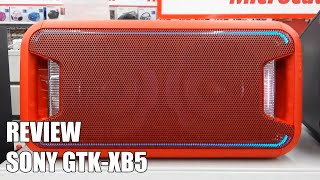 Review Sony GTK-XB5 - Nuevo Altavoz para Fiestas Bluetooth - YouTube