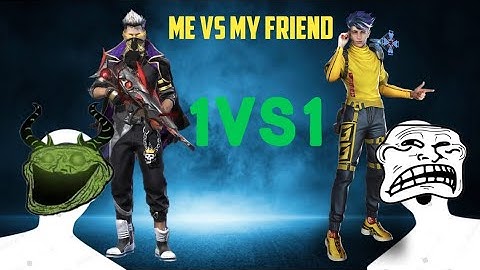 Me And My Friend 1V1 Custom Full Match 💪💪 l AM GAMING l FREE FIREl GAMEPLAYl #youtubevideo#freefire