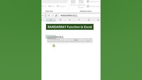 How to Generate Random Numbers in Microsoft Excel | RANDARRAY