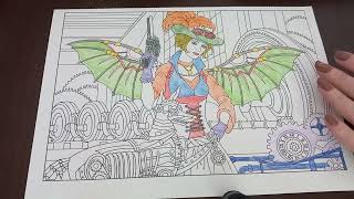 ASMR Steampunk Designs Coloring Book 23