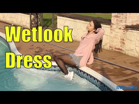 Wetlook girl dress | Wetlook tights | Wetlook winter shirt