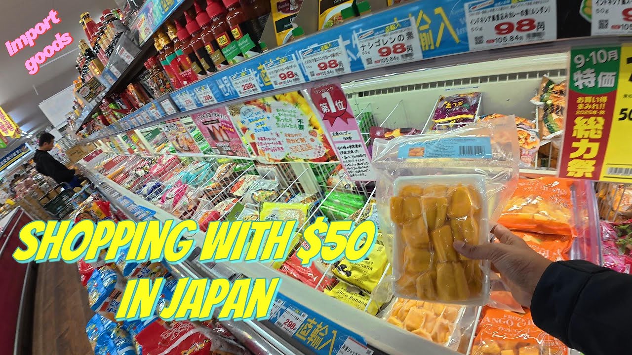 Shopping with $50 In japan (Import goods)