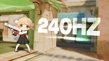smooth aim on 240hz (CS2 edit)
