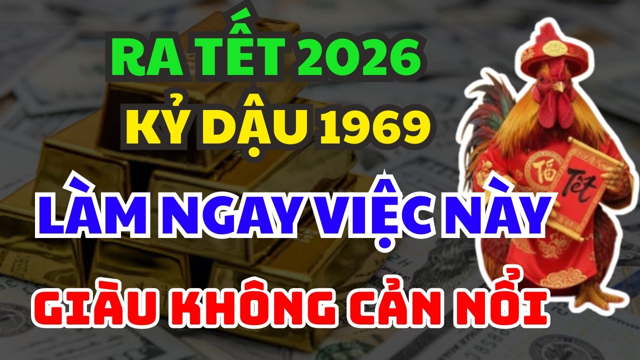 RA TẾT 2026,  KỶ DẬU 1969  Làm 5 Việc Này Ắt NỔ Lộc Ầm Ầm, Đổi Đời Giàu Có Phát Tài