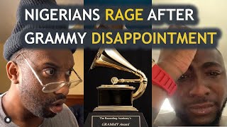 Nigerians rage after Grammy Disappointment.