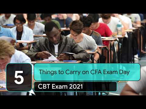 Things to carry on CFA exam day | Edpedia #shorts