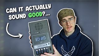 This Old Tape Recorder Was $7... Let's Make a Beat With It