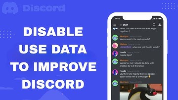 How To Disable And Turn Off Use Data To Improve Discord On Discord App