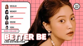 Red Velvet - Better Be (Line Distribution)