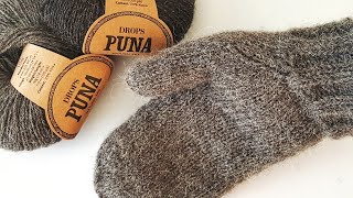 JEDNODUCHÉ pletené rukavice/palčáky pletené na kruhových jehlicích - YouTube