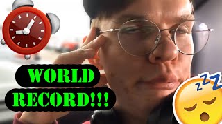 THE LONGEST ANYONE&#39;S EVER BEEN AWAKE (WORLD RECORD 2018)