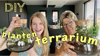 DIY PLANTEN TERRARIUM MET OMA | DIY 2 | ILSE DE ROO