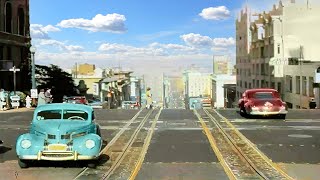 San Francisco 1945 in color  [60fps, Remastered] w\/sound design added