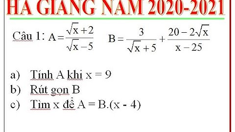 Đề thi vào lớp 10 môn toán hà giang năm 2024