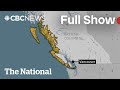 CBC News The National B C Coast Under Tsunami Advisory CBC News The National B C Coast Under Tsunami Advisory