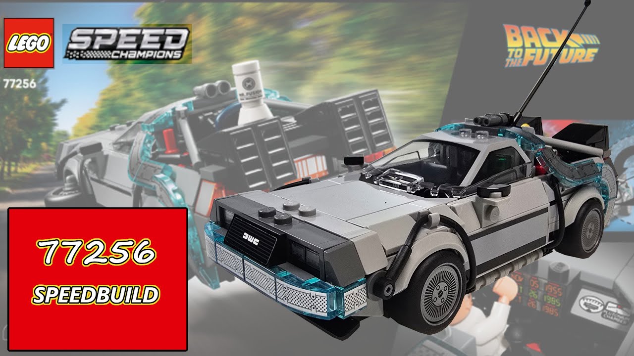 LEGO® Speed Champions 77256 Time Machine from Back to the Future Speed Build