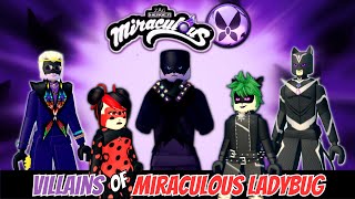 The Villains of Ladybug Roblox Miraculous RP