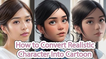 How to Convert Realistic Character Into Cartoon, 3D Rendered or Anime using Stable Diffusion