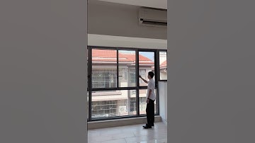 Pushing and pulling the drift window gently is very silky.#aluminium #window #aluminumwindows